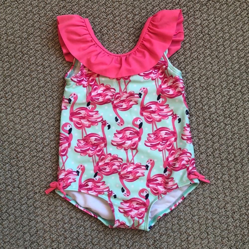 Gymboree flamingo swimsuit